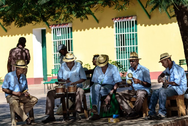 Musiciens cubains dans les rues de Trinidad