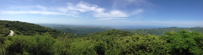 Panorama du massif de l'Escambray, Trinidad