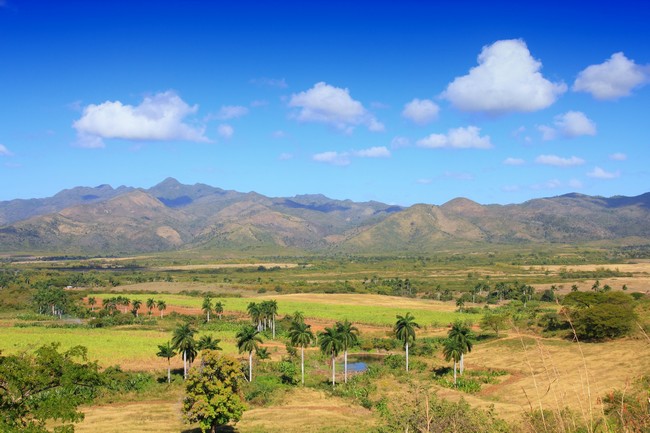 Vue sur la Vallée de los Ingenios à Trinidad, Cuba